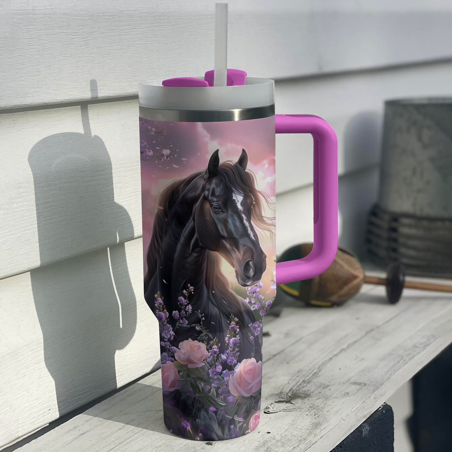 Horse Custom Stanley Cup 40 oz 30 oz Tumbler With Handle
