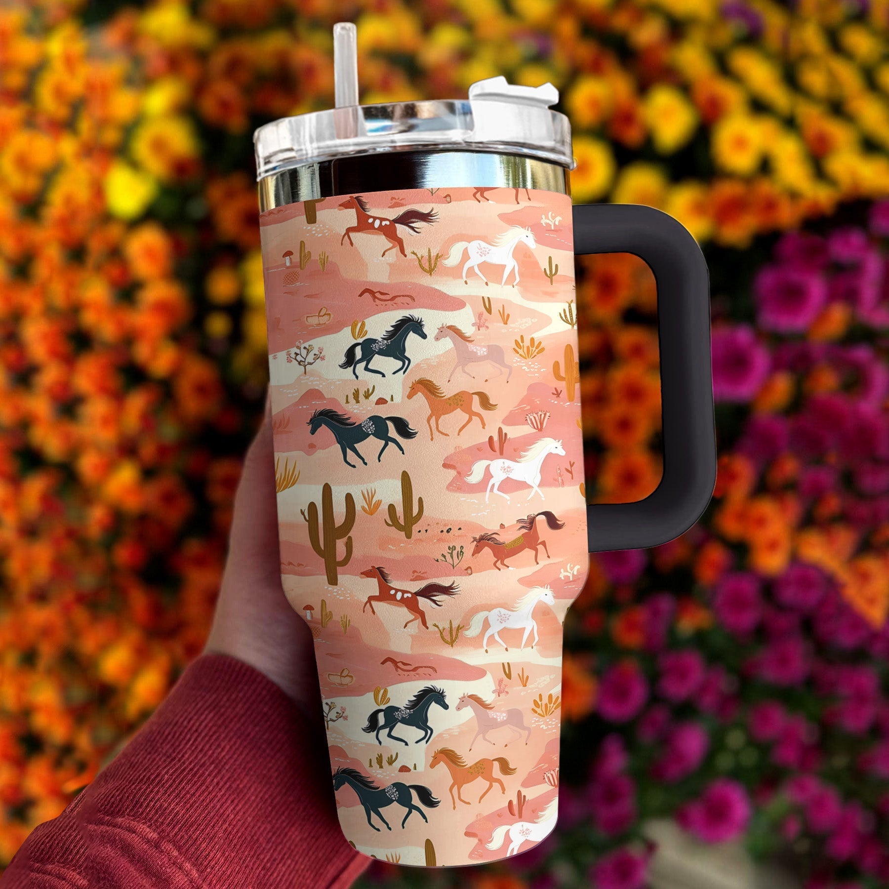 Horse Custom Stanley Cup 40 oz 30 oz Tumbler With Handle