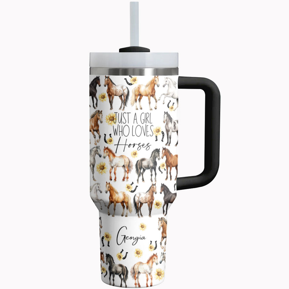 Horse Custom Stanley Cup 40 oz 30 oz Tumbler With Handle