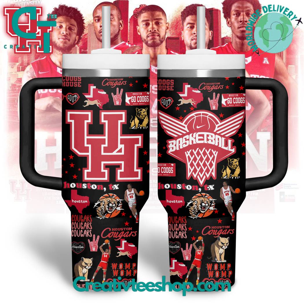 Houston Cougars NCAA Custom Stanley Cup 40 oz 30 oz Tumbler With Handle