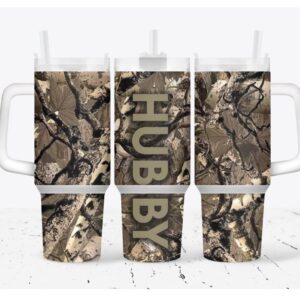 Hunting Camo Custom Stanley Cup 40 oz 30 oz Tumbler With Handle