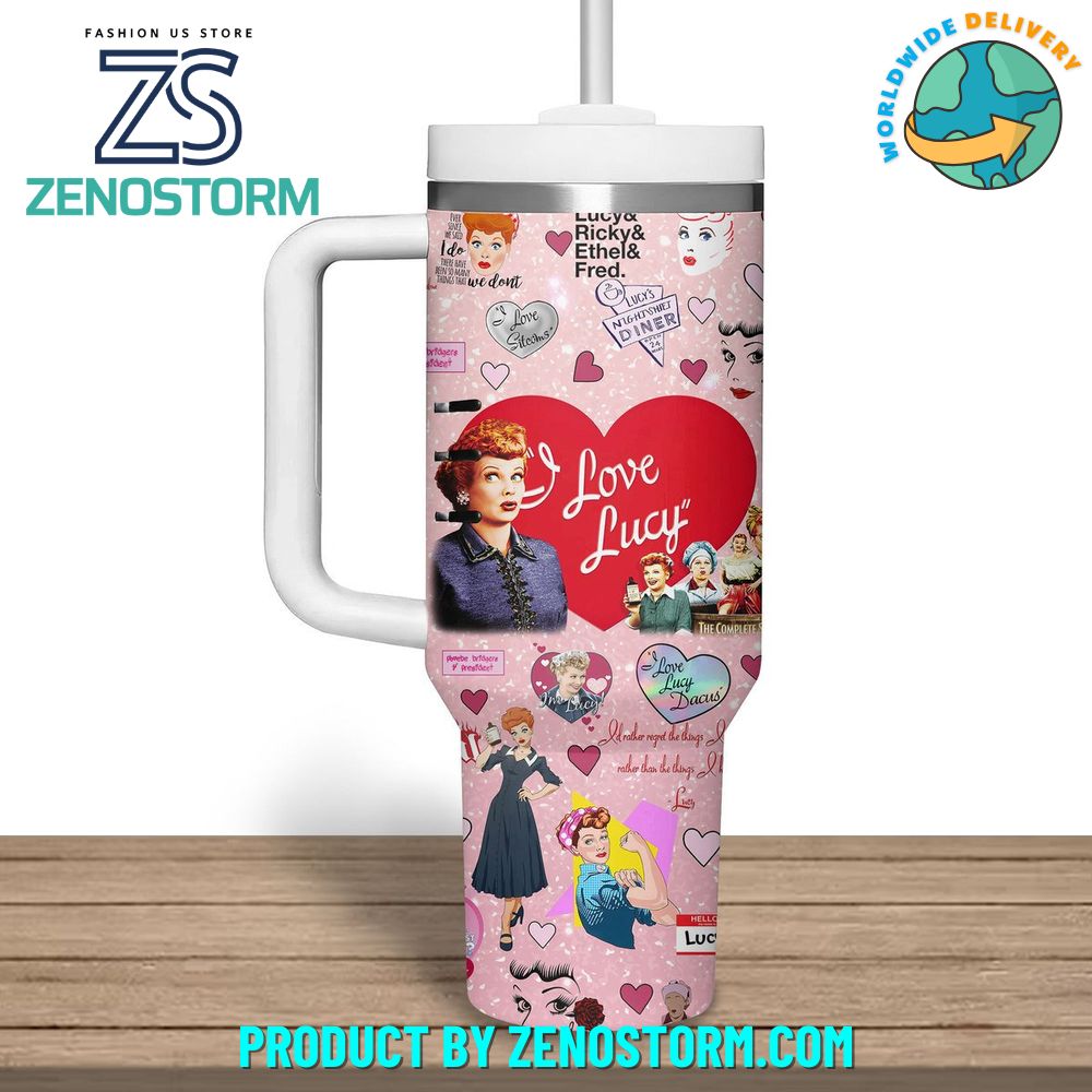 I Love Lucy TV Series Custom Stanley Cup 40 oz 30 oz Tumbler With Handle