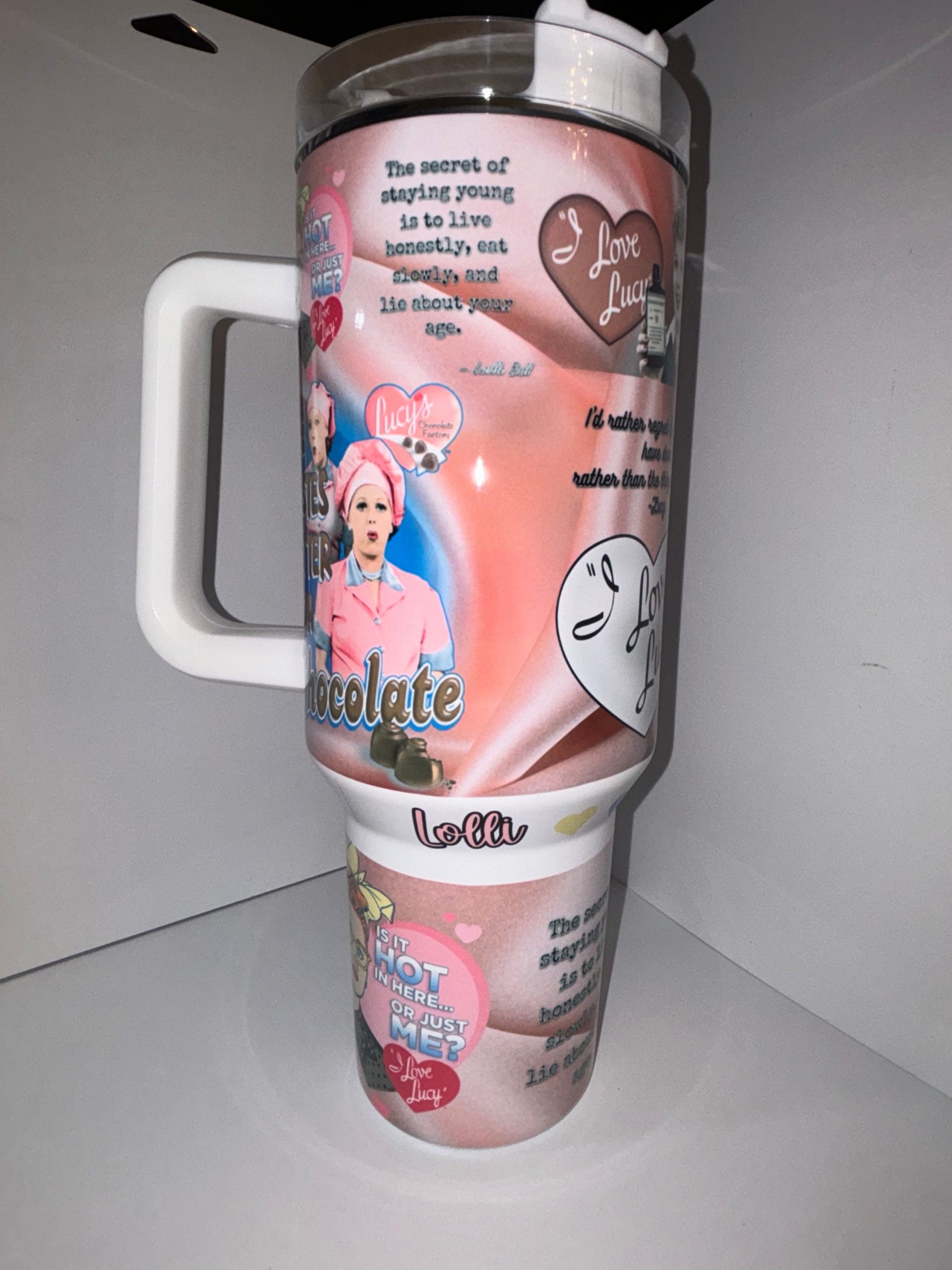 I Love Lucy TV Series Custom Stanley Cup 40 oz 30 oz Tumbler With Handle
