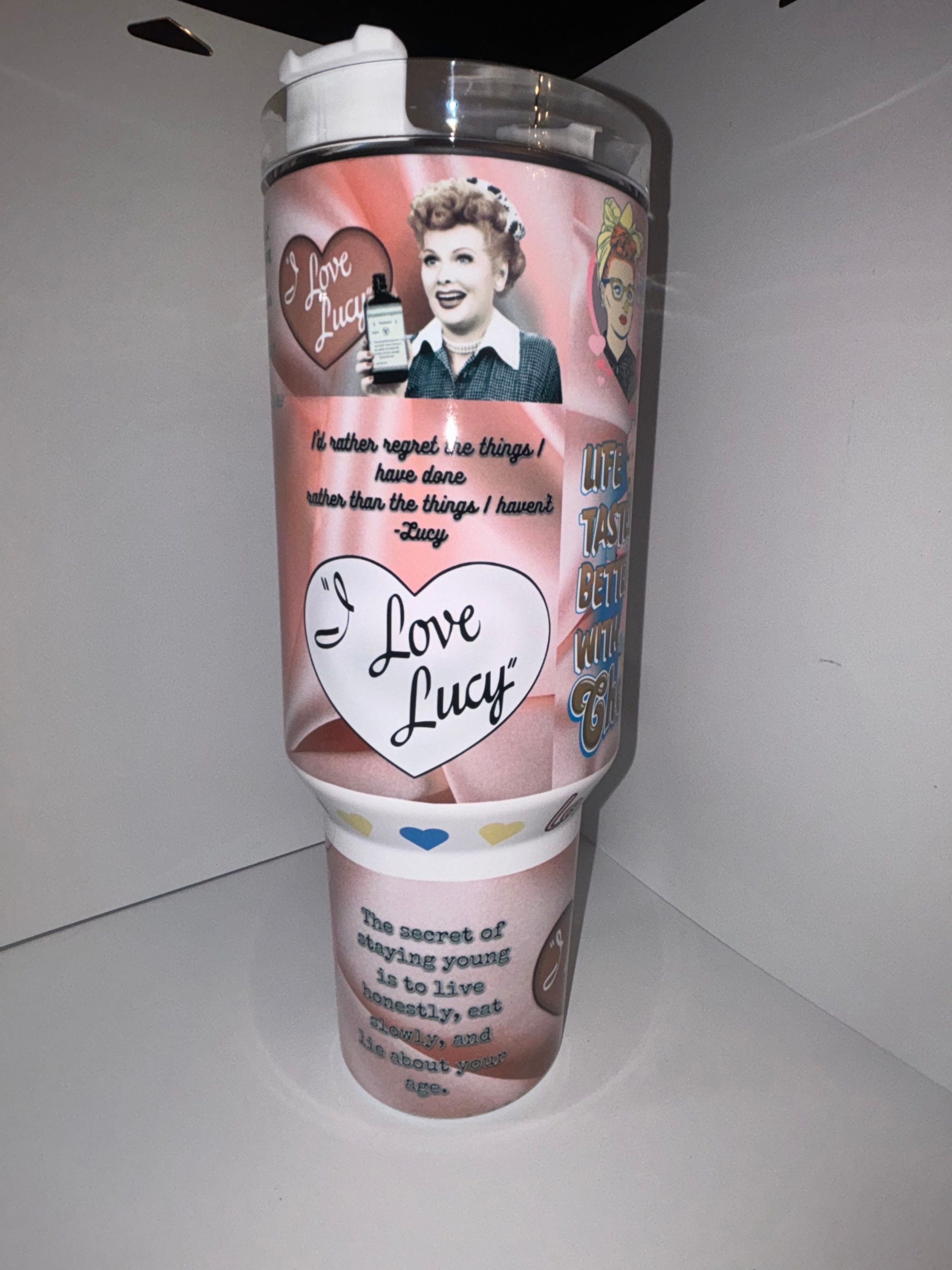 I Love Lucy TV Series Custom Stanley Cup 40 oz 30 oz Tumbler With Handle