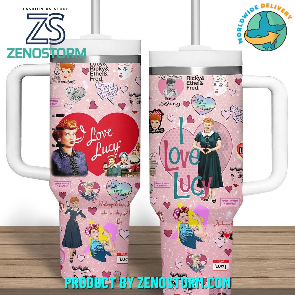 I Love Lucy TV Series Custom Stanley Cup 40 oz 30 oz Tumbler With Handle