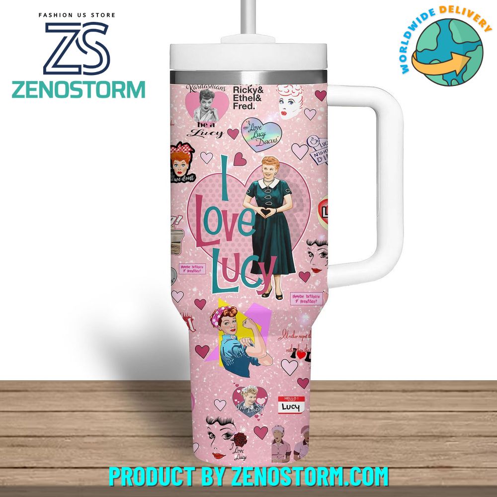 I Love Lucy TV Series Custom Stanley Cup 40 oz 30 oz Tumbler With Handle