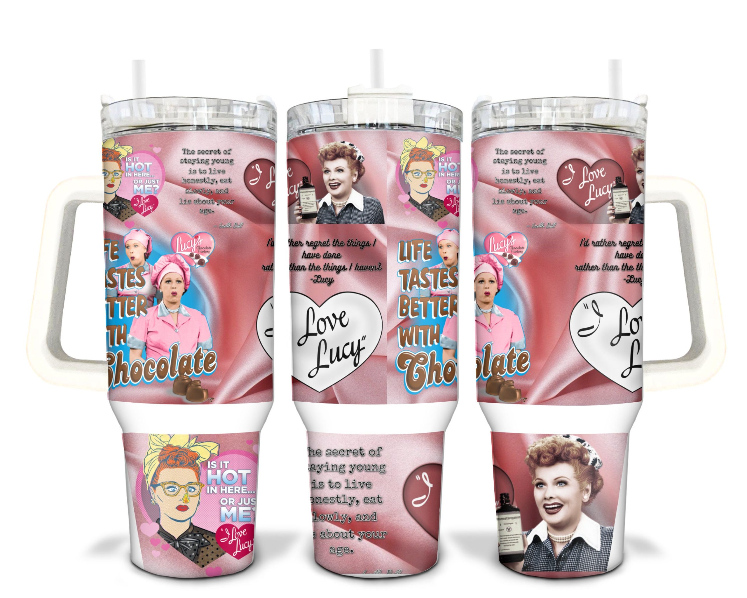 I Love Lucy TV Series Custom Stanley Cup 40 oz 30 oz Tumbler With Handle
