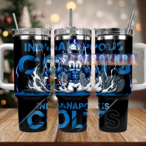Indianapolis Colts Custom Stanley Cup 40 oz 30 oz Tumbler With Handle
