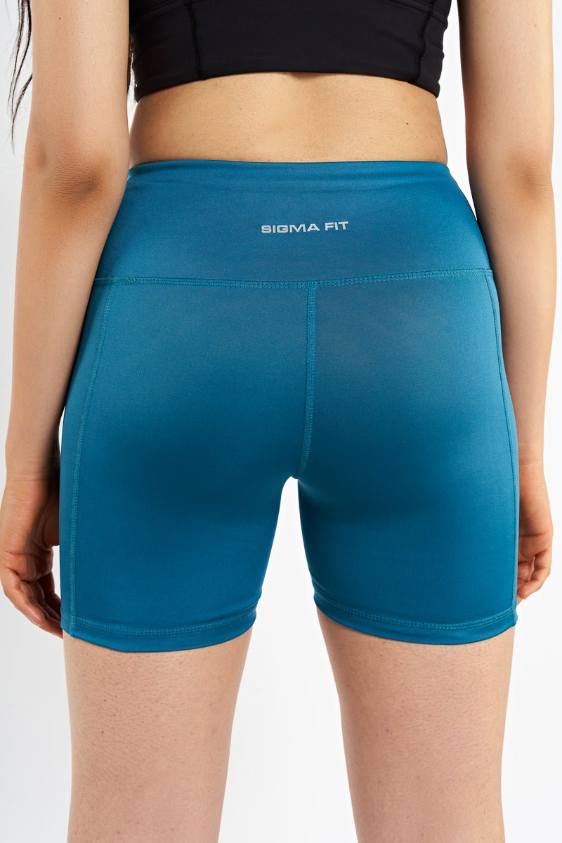 Ink Blue Gym Sport Workout Basic Shorts