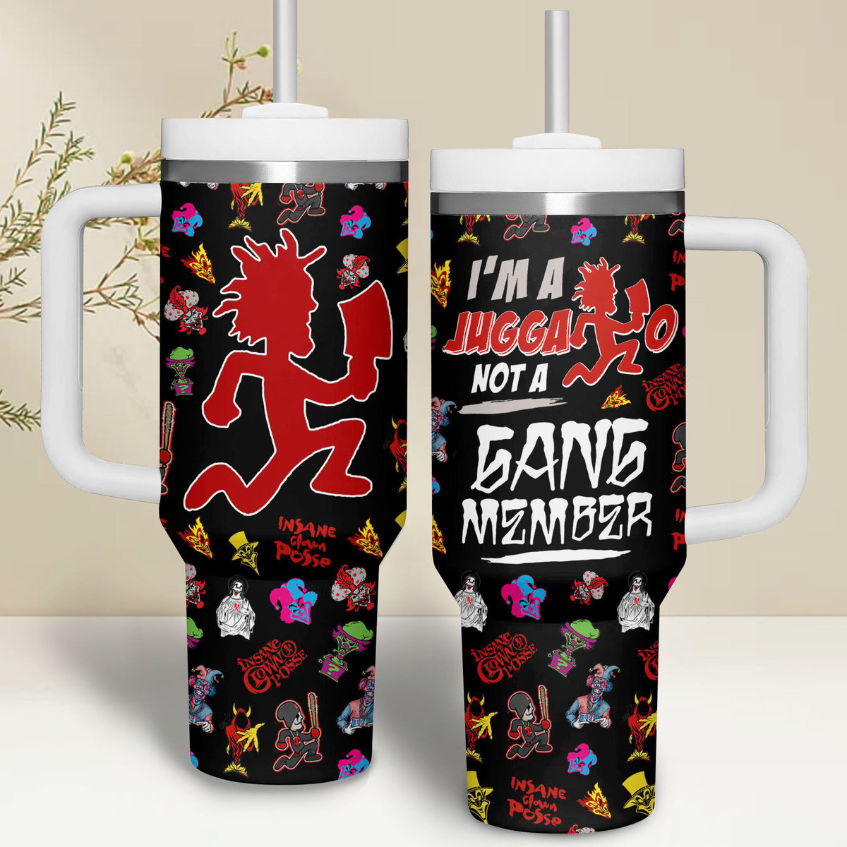 Insane Clown Posse Music Custom Stanley Cup 40 oz 30 oz Tumbler With Handle