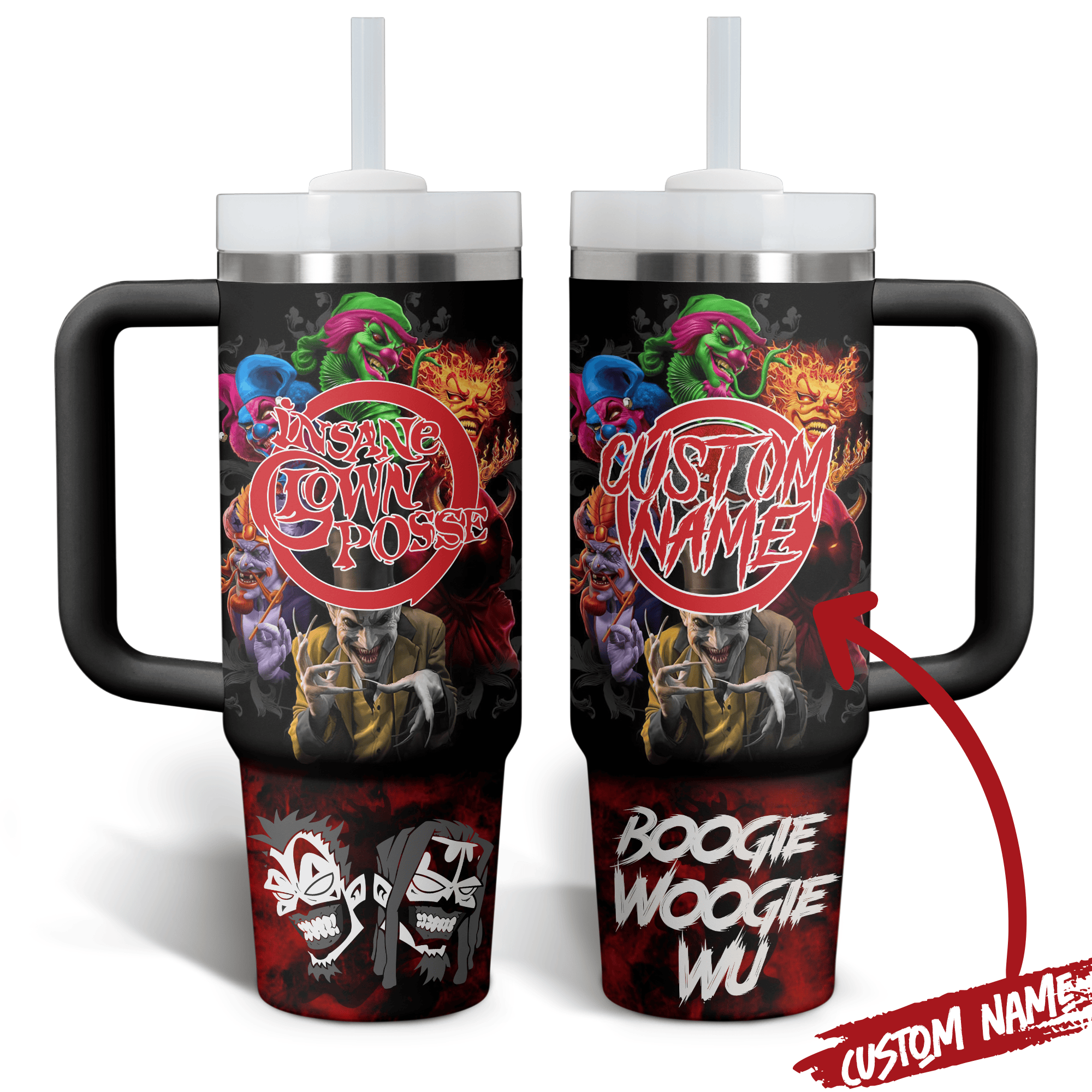 Insane Clown Posse Music Custom Stanley Cup 40 oz 30 oz Tumbler With Handle