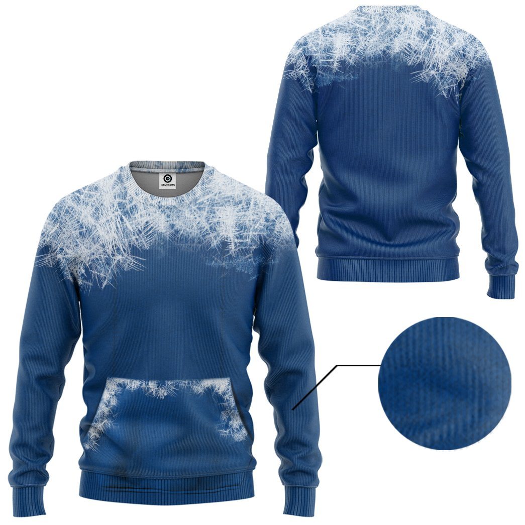 Jack Frost Costume Hoodie Sweatshirt T-Shirt Sweatpants Tracksuit - Stormmerch Exclusive