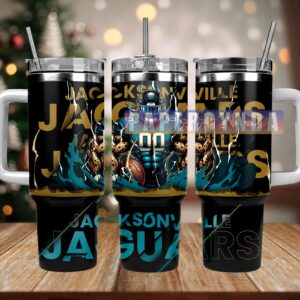 Jacksonville Jaguars Custom Stanley Cup 40 oz 30 oz Tumbler With Handle