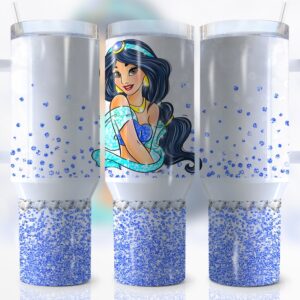 Jasmine AladdinDisney Cartoon Custom Stanley Cup 40 oz 30 oz Tumbler With Handle