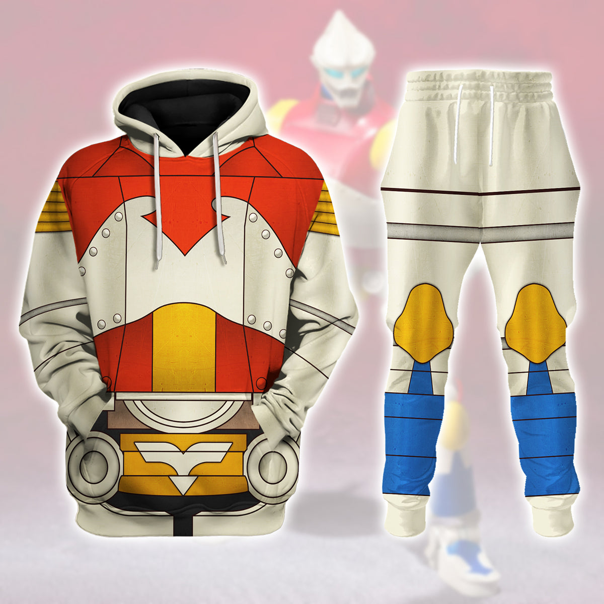 Jet Jaguar Costume Hoodie Sweatshirt T-Shirt Sweatpants - Stormmerch Exclusive