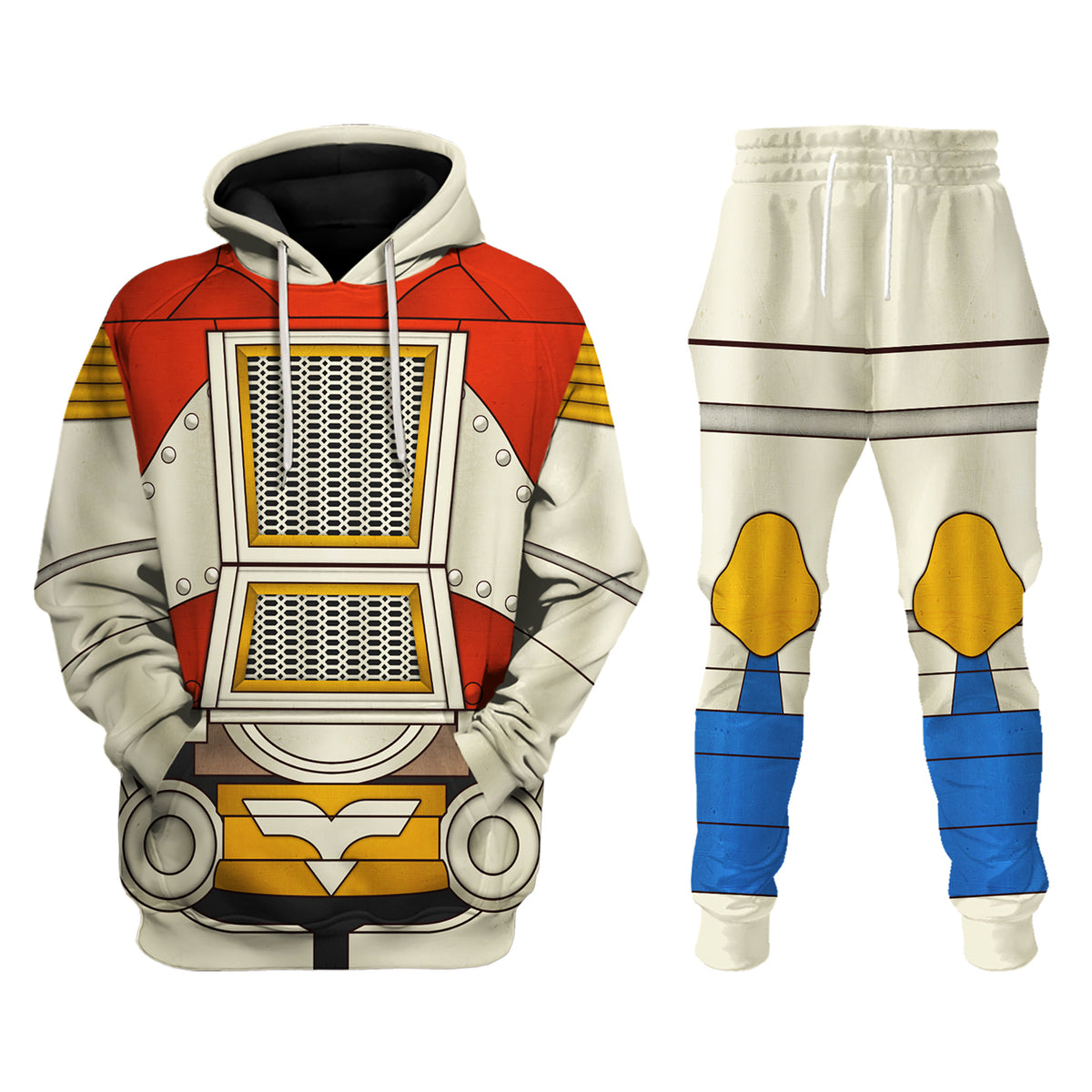 Jet Jaguar JJSX Type 1 Costume Hoodie Sweatshirt T-Shirt Sweatpants - Stormmerch Exclusive