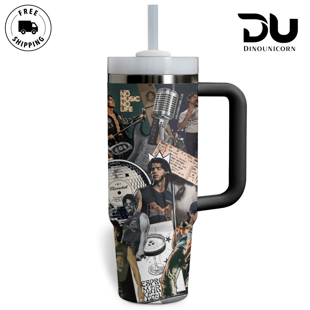 Jonas Brothers Music Custom Stanley Cup 40 oz 30 oz Tumbler With Handle