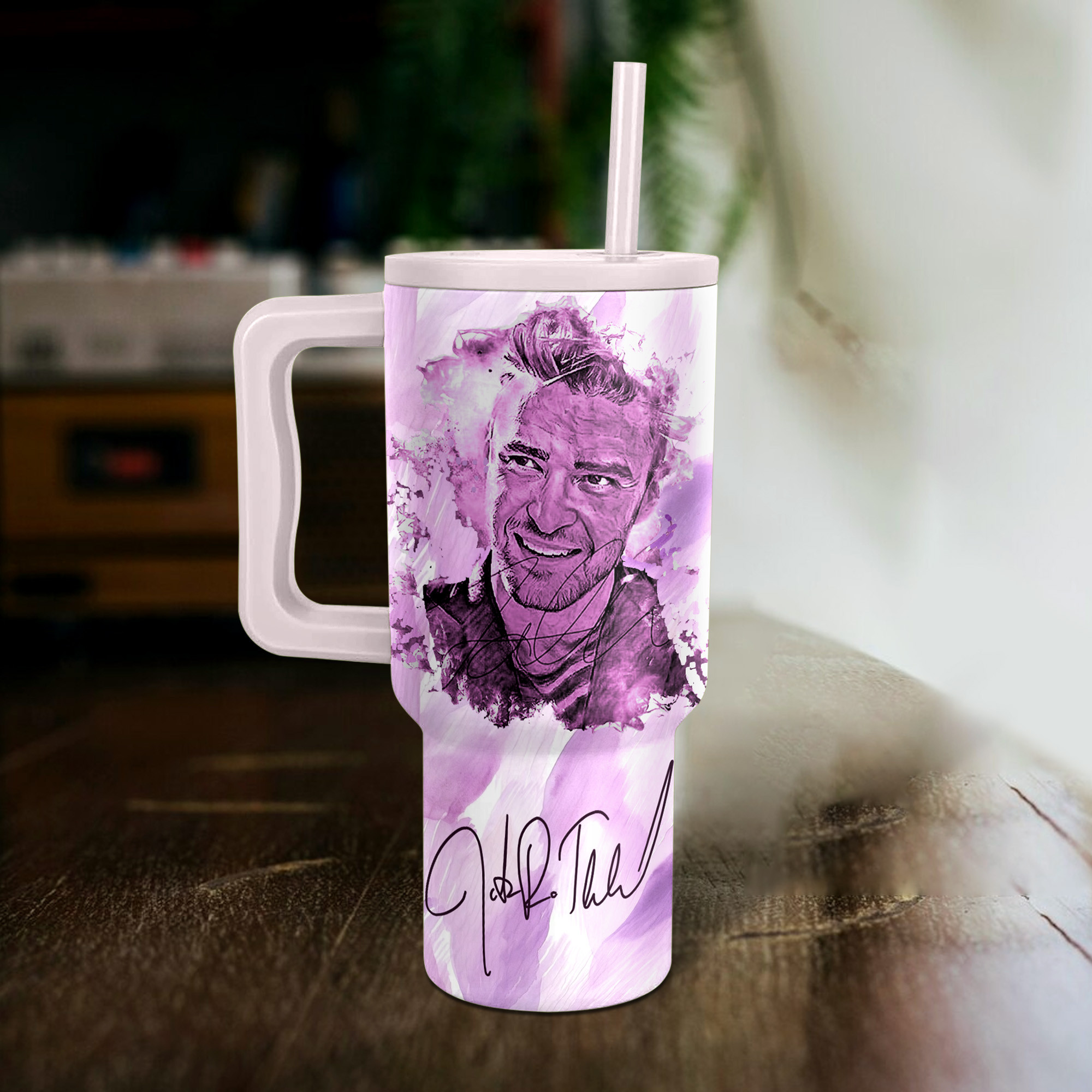 Justin Timberlake Music Custom Stanley Cup 40 oz 30 oz Tumbler With Handle