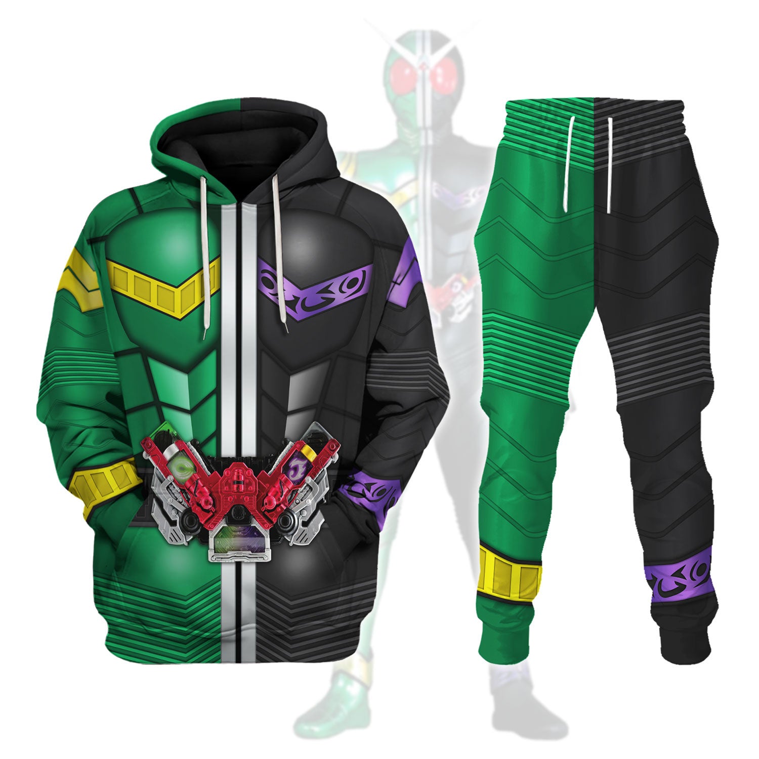 Kamen Rider W Hoodies Sweatshirt T-shirt Tracksuit - Stormmerch Exclusive