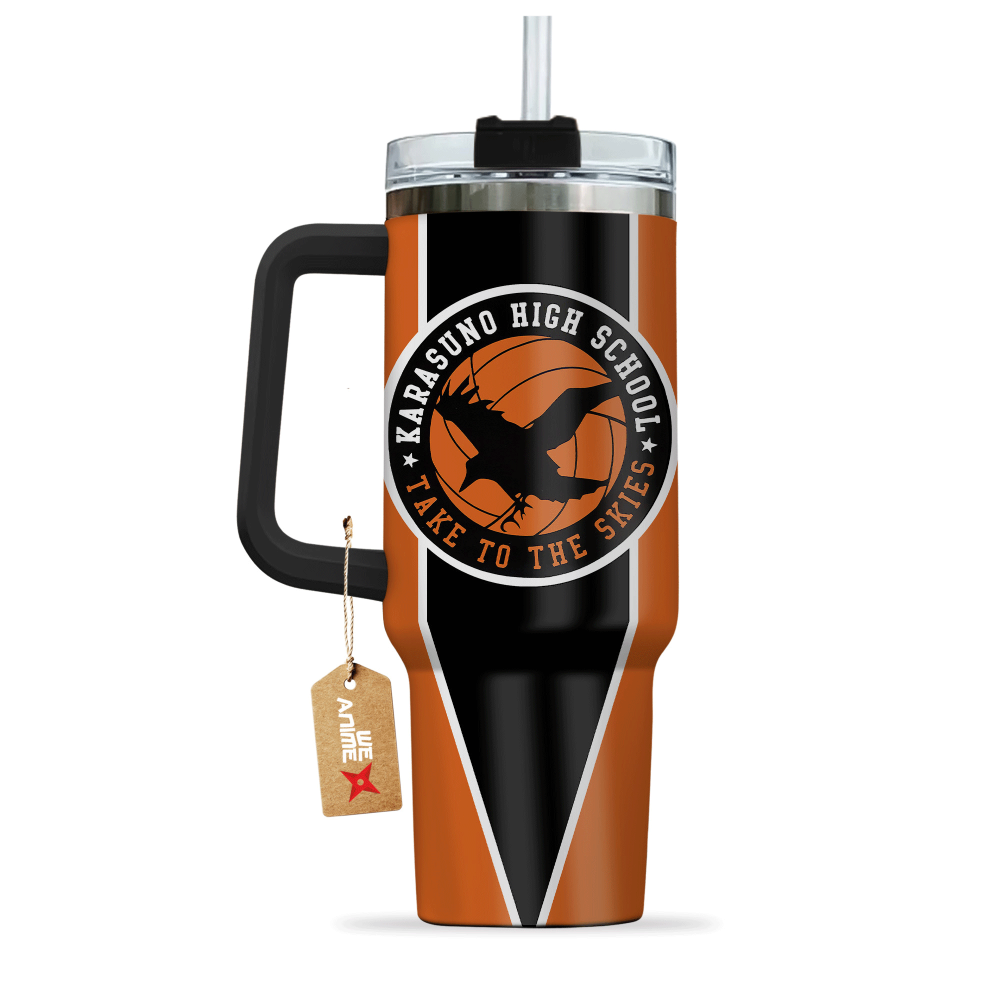 Karasuno High Haikyuu Anime Custom Stanley Cup 40 oz 30 oz Tumbler With Handle