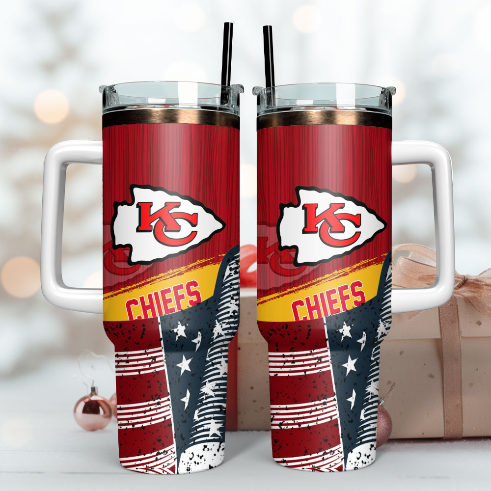 KC Chiefs Football NFL Sport Custom Stanley Cup 40 oz 30 oz Tumbler With Handle