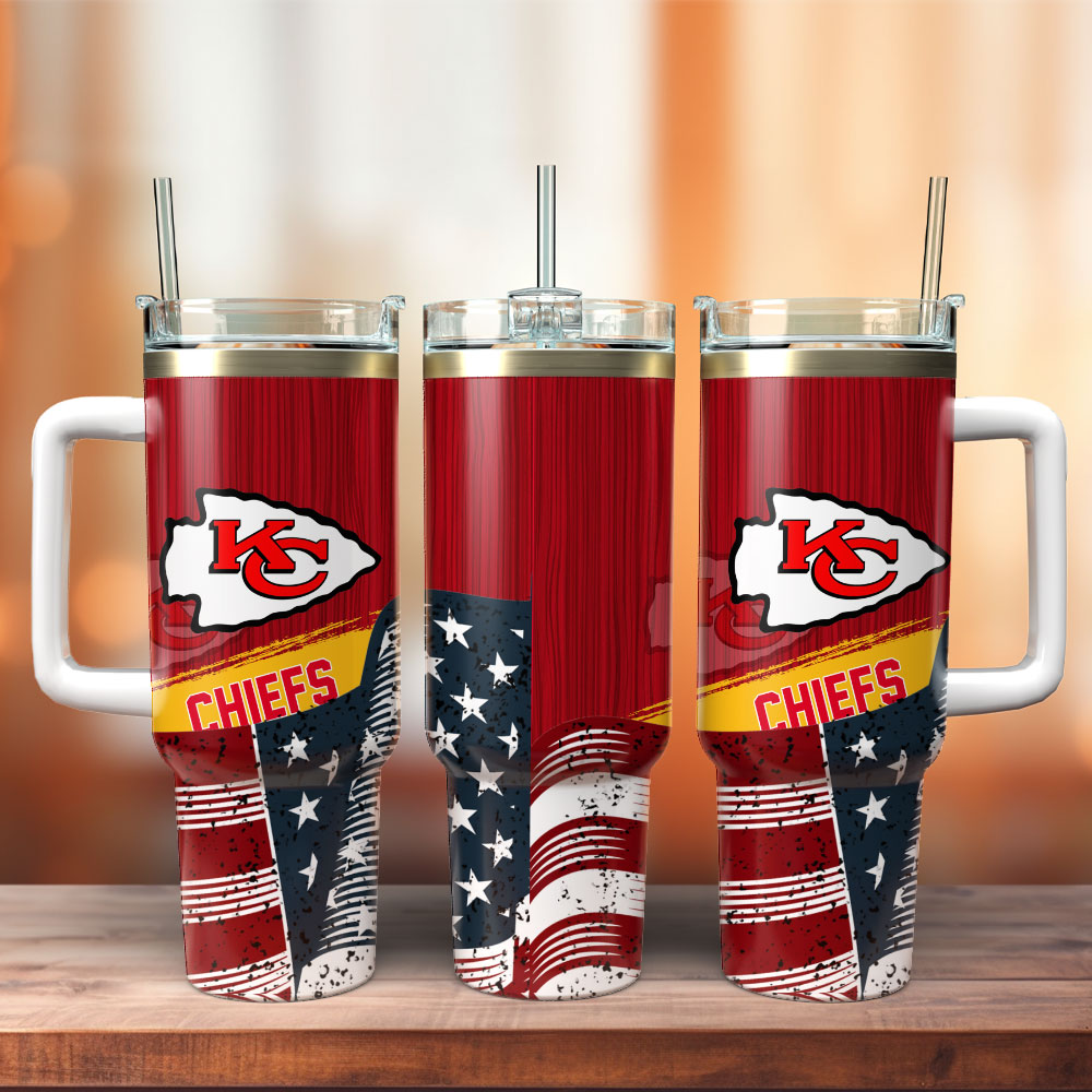 KC Chiefs Football NFL Sport Custom Stanley Cup 40 oz 30 oz Tumbler With Handle