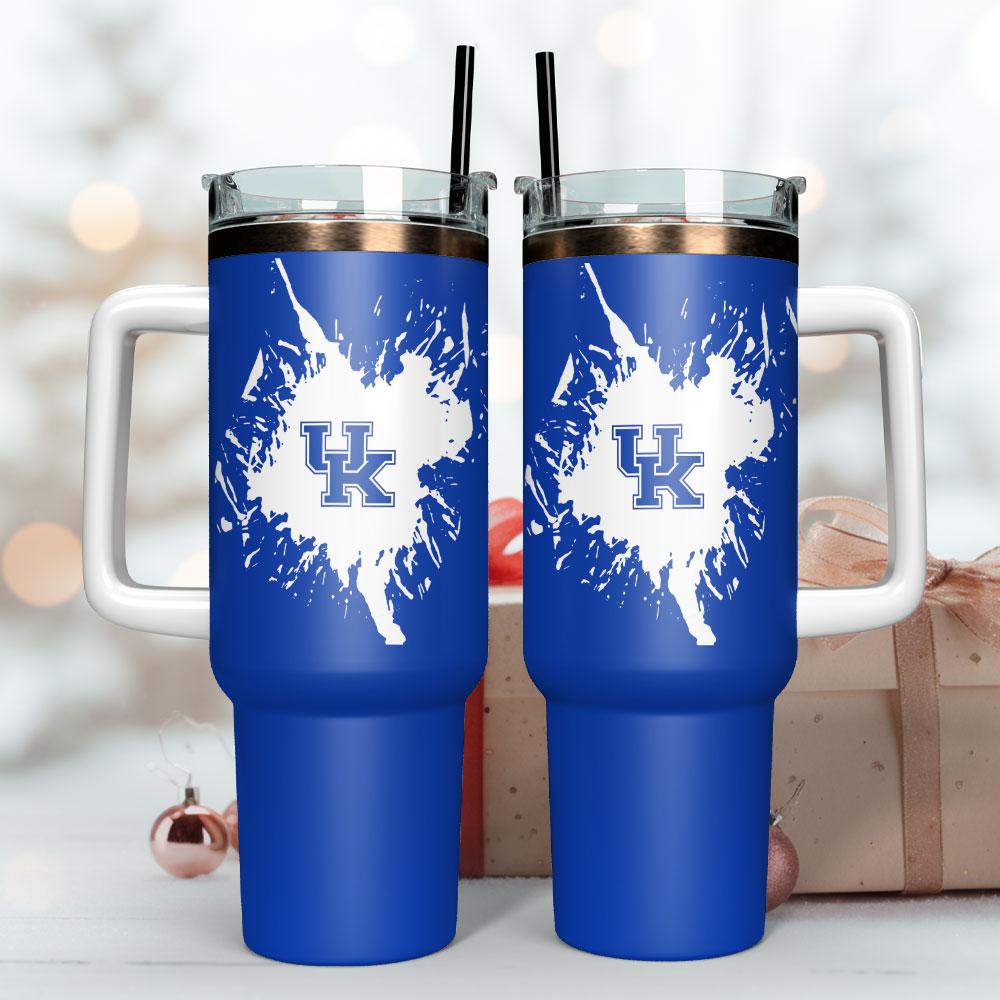 Kentucky Wildcats Basketball NCAA Sport Custom Stanley Cup 40 oz 30 oz Tumbler With Handle
