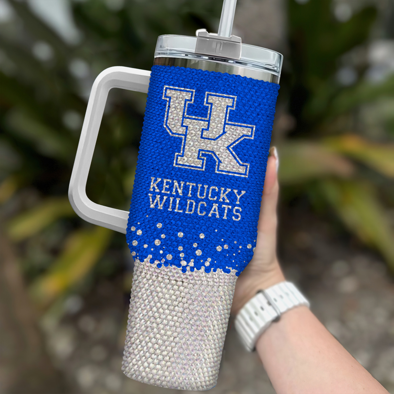 Kentucky Wildcats NCAA Custom Stanley Cup 40 oz 30 oz Tumbler With Handle