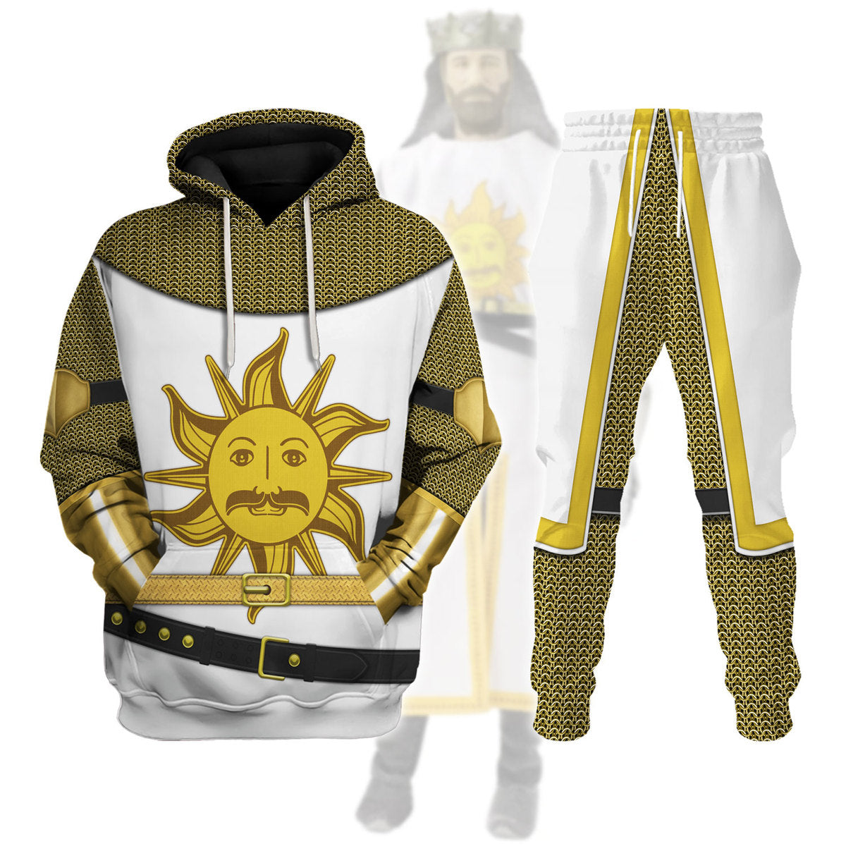 King Arthur Knight Costume Hoodie Sweatshirt T-Shirt Sweatpants Tracksuit - Stormmerch Exclusive