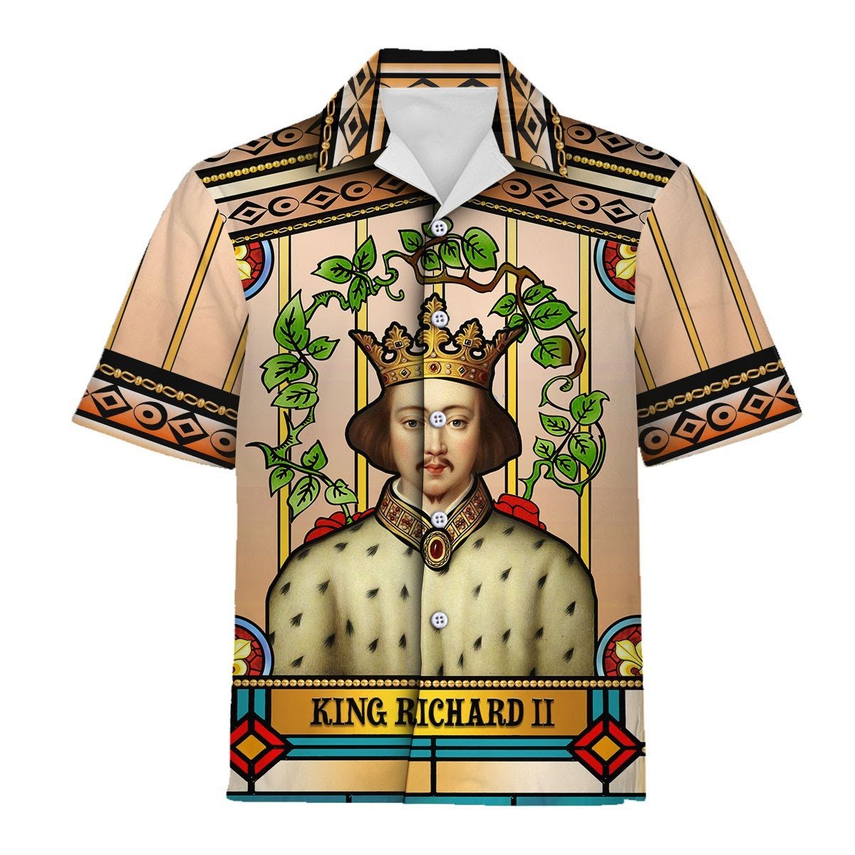 King Richard II of England Hawaiian Shirts - Stormmerch Exclusive