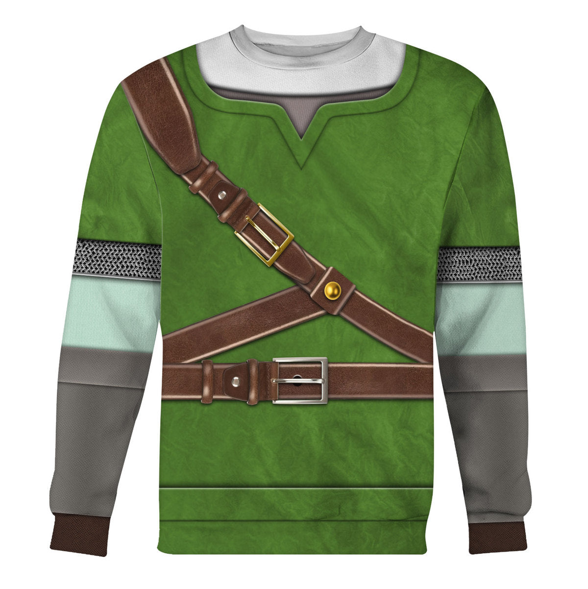 Knights of Skyloft Green Shield Unisex Hoodie Sweatshirt T-shirt Sweatpants Cosplay - Stormmerch Exclusive