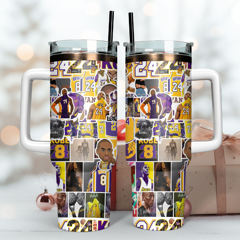 Kobe Bryant Los Angeles Lakers Basketball NBA Sport Custom Stanley Cup 40 oz 30 oz Tumbler With Handle