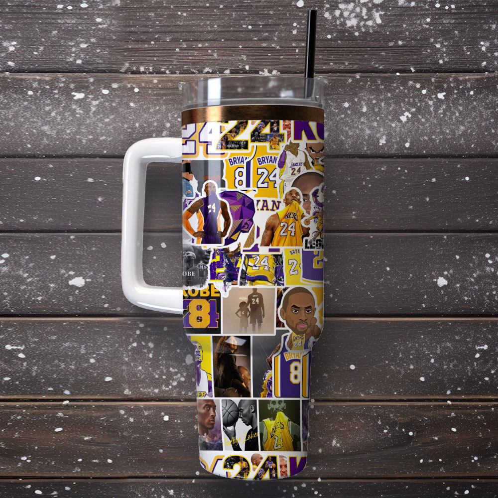 Kobe Bryant Los Angeles Lakers Basketball NBA Sport Custom Stanley Cup 40 oz 30 oz Tumbler With Handle