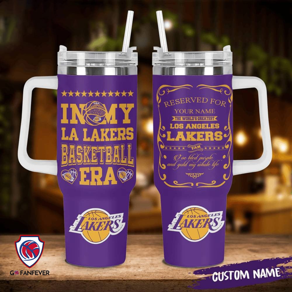 LA Lakers NBA Custom Stanley Cup 40 oz 30 oz Tumbler With Handle