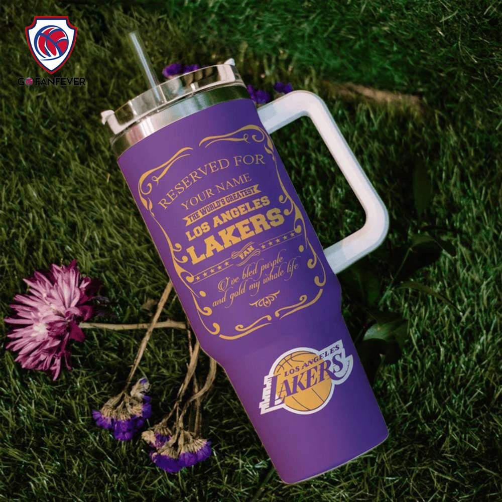 LA Lakers NBA Custom Stanley Cup 40 oz 30 oz Tumbler With Handle