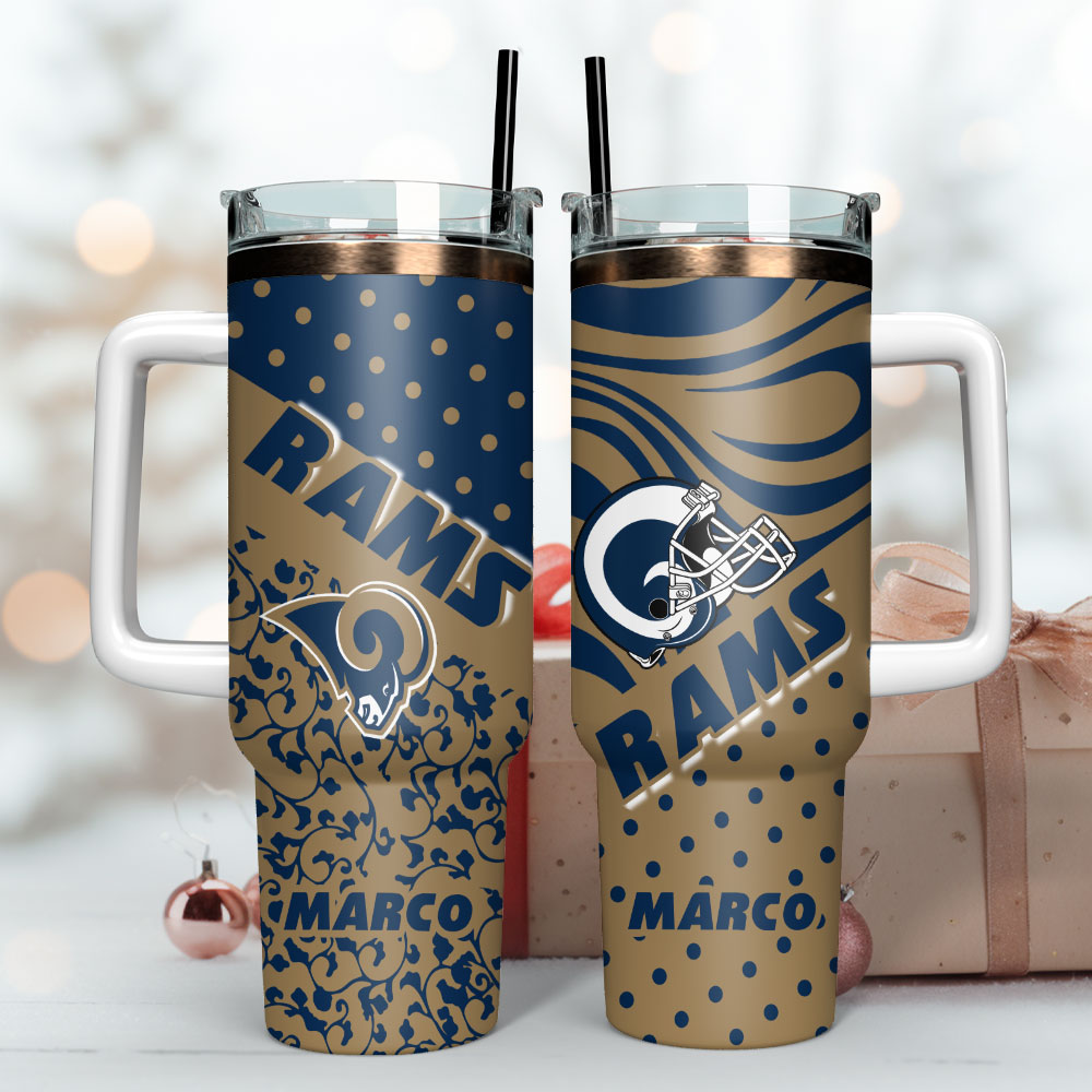 LA Rams Football NFL Sport Custom Stanley Cup 40 oz 30 oz Tumbler With Handle