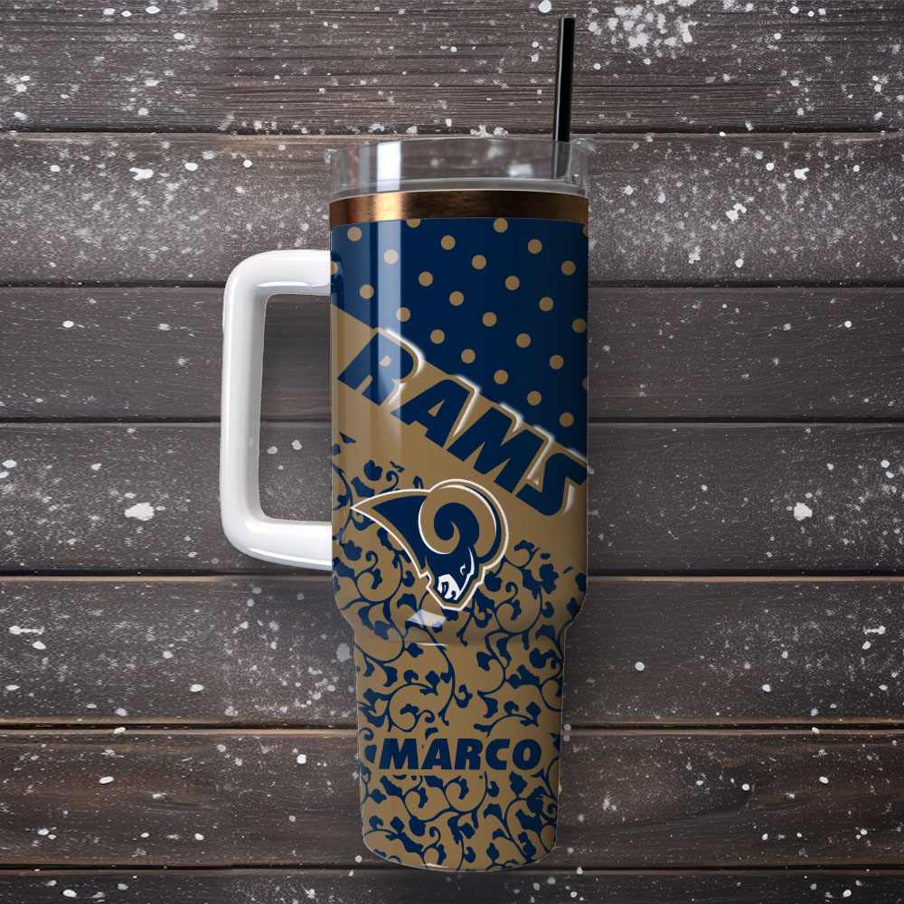 LA Rams Football NFL Sport Custom Stanley Cup 40 oz 30 oz Tumbler With Handle