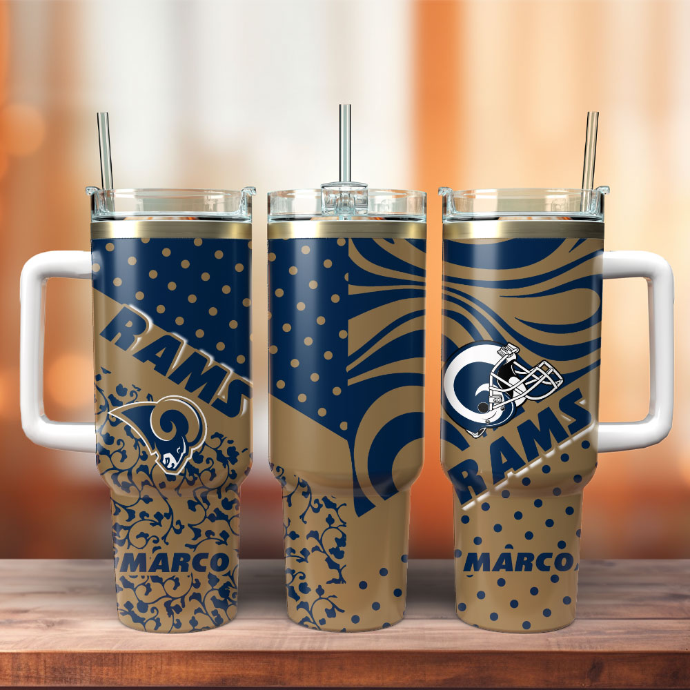 LA Rams Football NFL Sport Custom Stanley Cup 40 oz 30 oz Tumbler With Handle
