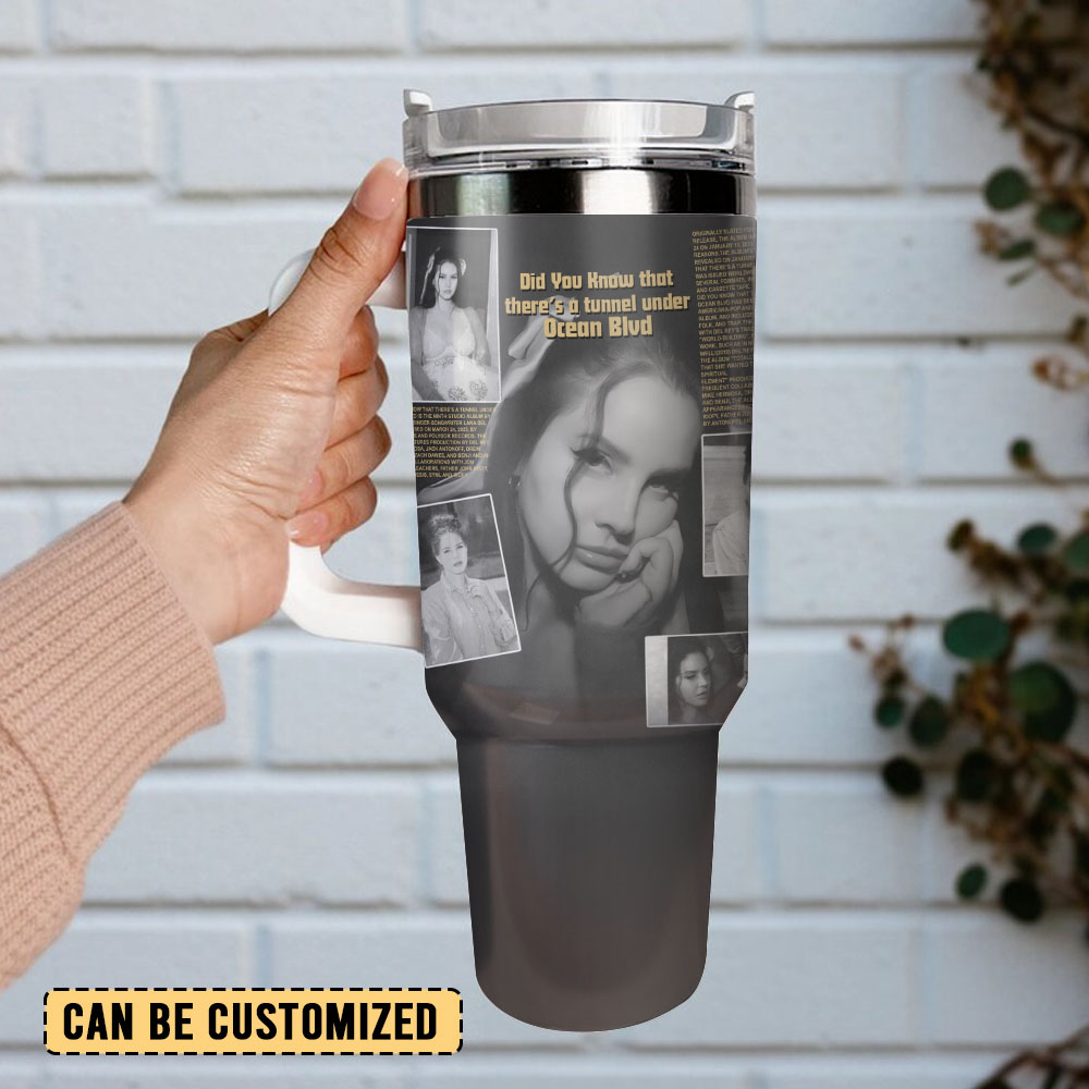 Lana Del Rey Music Custom Stanley Cup 40 oz 30 oz Tumbler With Handle