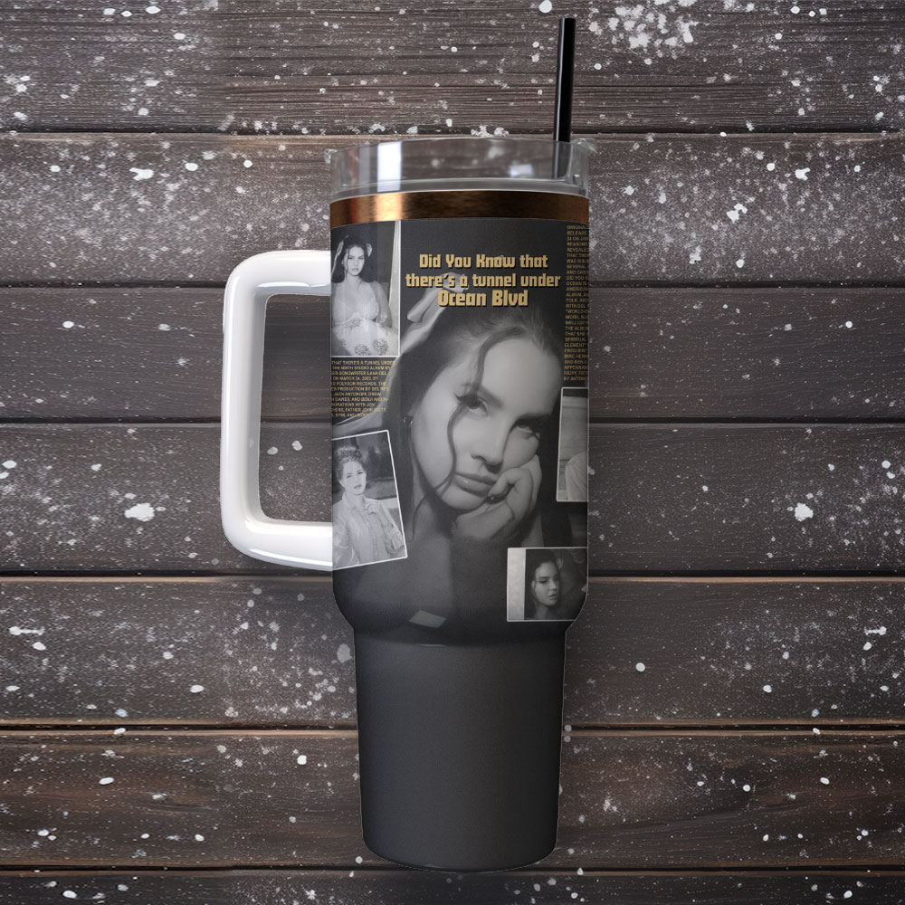 Lana Del Rey Music Custom Stanley Cup 40 oz 30 oz Tumbler With Handle