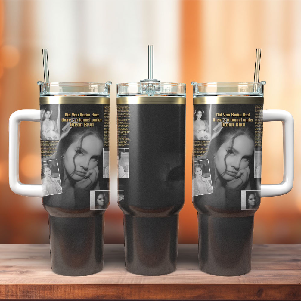 Lana Del Rey Music Custom Stanley Cup 40 oz 30 oz Tumbler With Handle