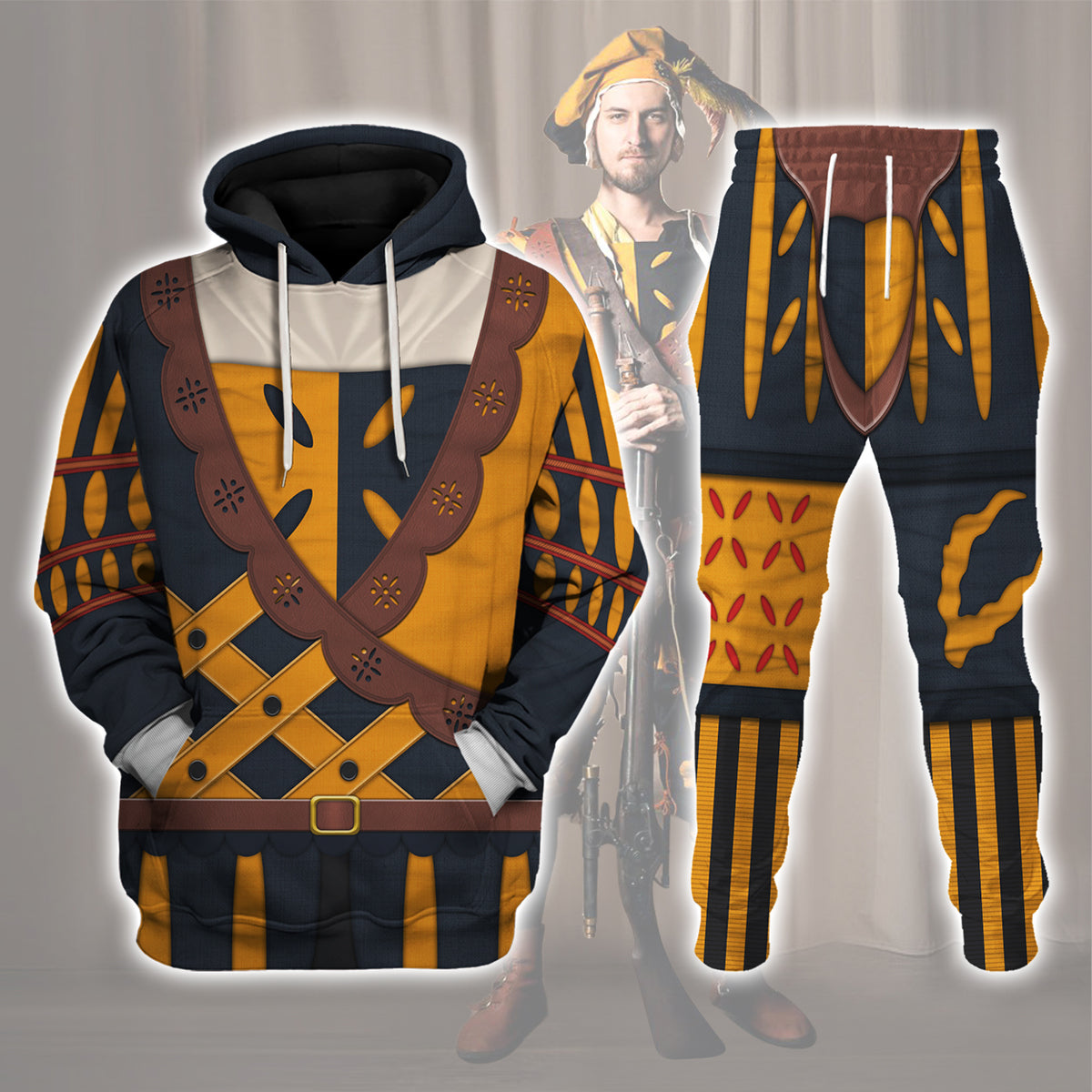 Landsknecht Costume Hoodie Sweatshirt T-Shirt Sweatpants Tracksuit - Stormmerch Exclusive