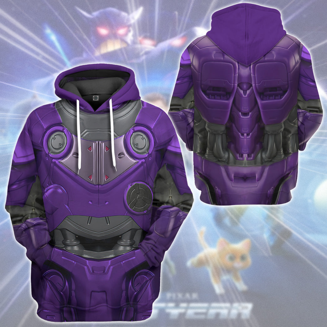 Lightyear Zurg Costume Hoodie Sweatshirt T-Shirt Sweatpants Tracksuit - Stormmerch Exclusive