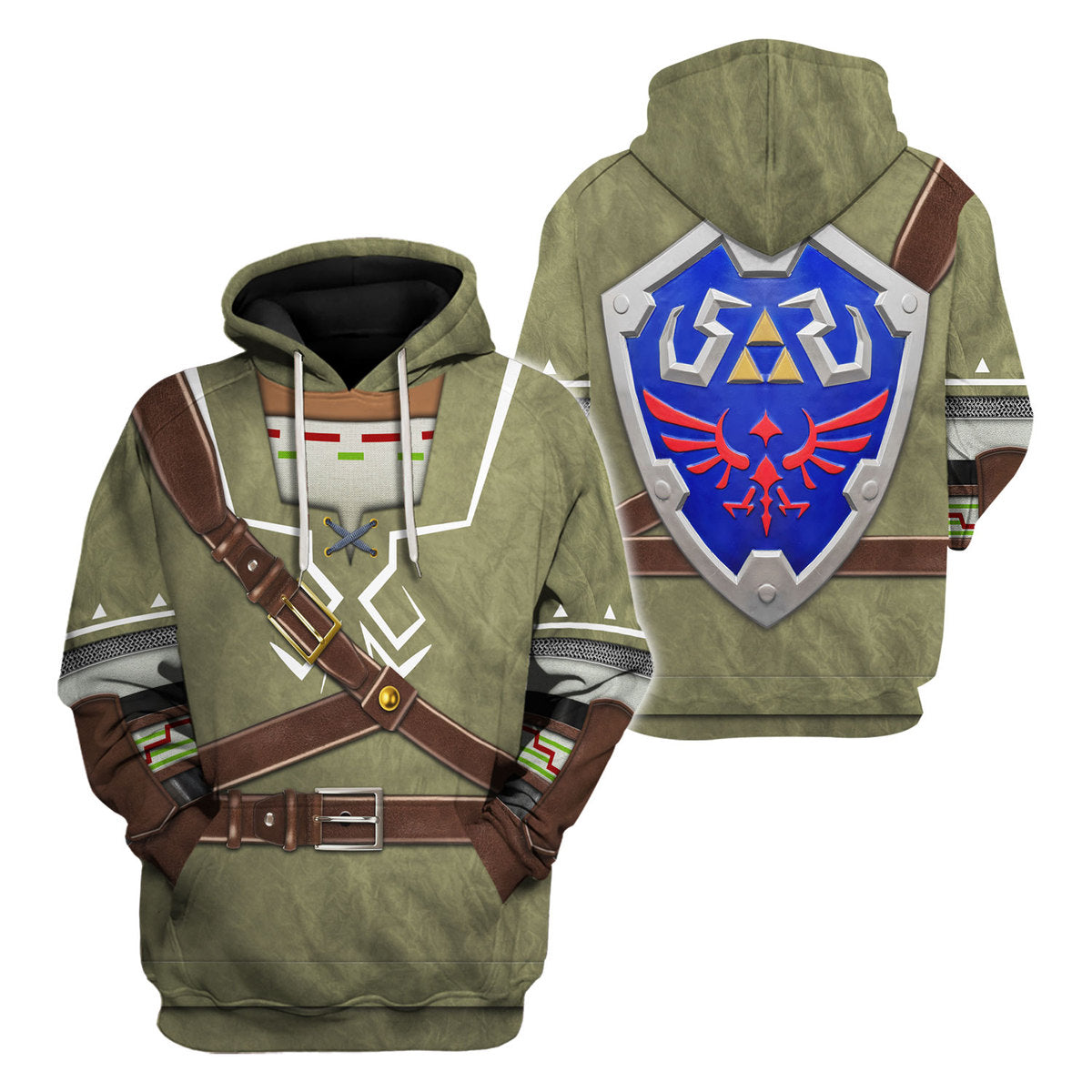 Link Attire Shield Unisex Hoodie Sweatshirt T-shirt Sweatpants Cosplay - Stormmerch Exclusive