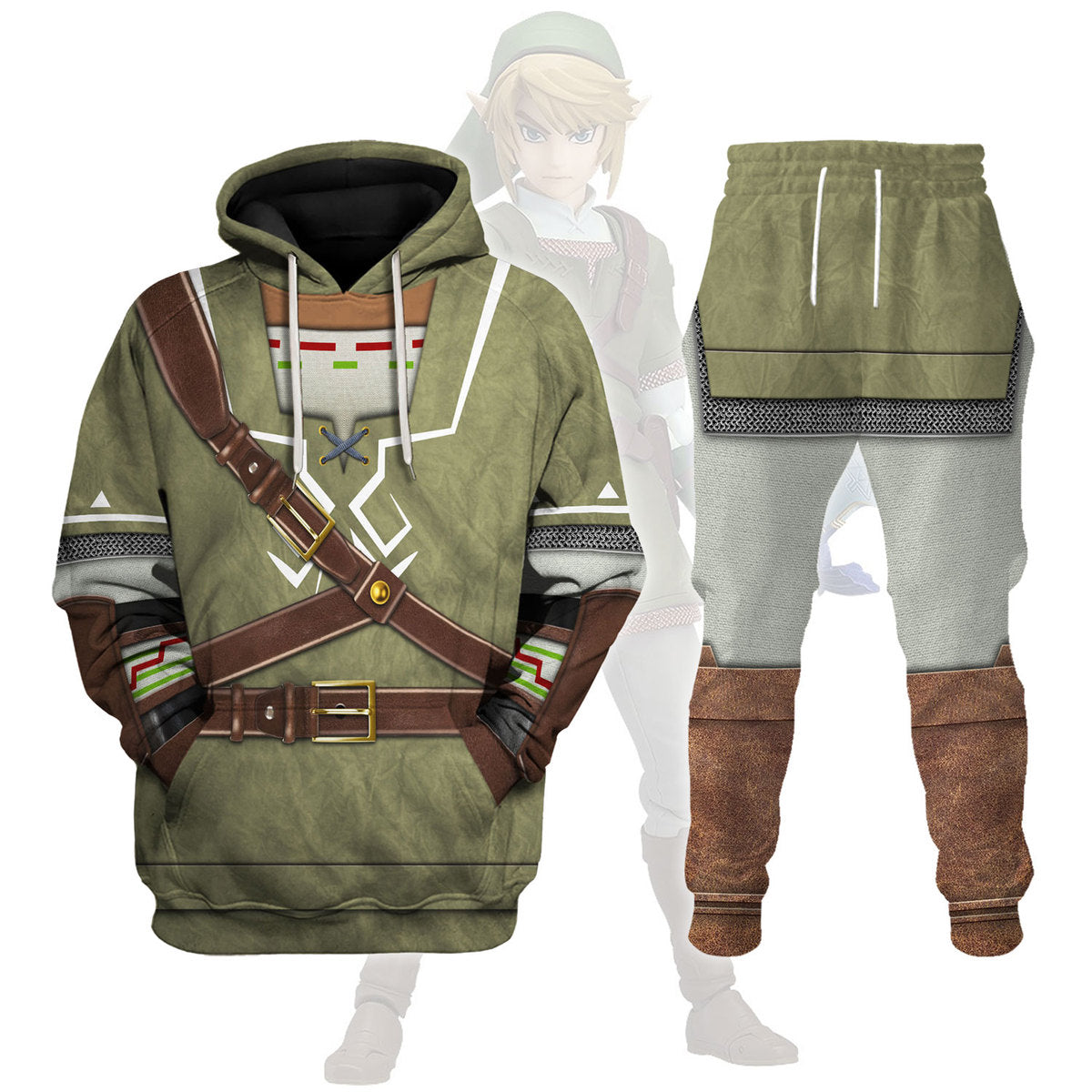 Link Attire Unisex Hoodie Sweatshirt T-shirt Sweatpants Cosplay - Stormmerch Exclusive