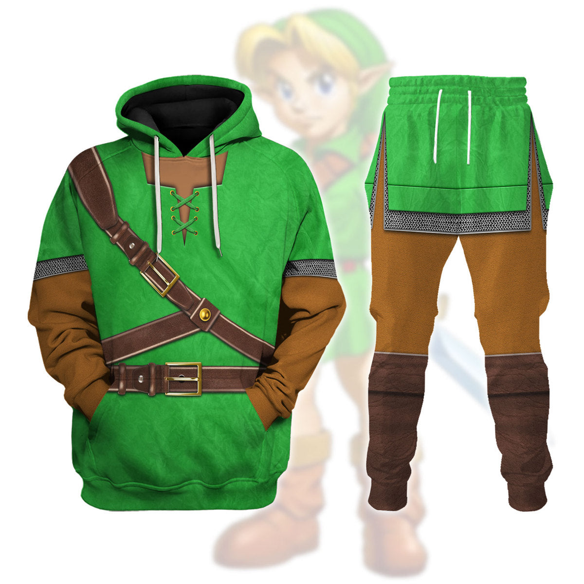 Link Iconic Costume Unisex Hoodie Sweatshirt T-shirt Sweatpants Cosplay - Stormmerch Exclusive