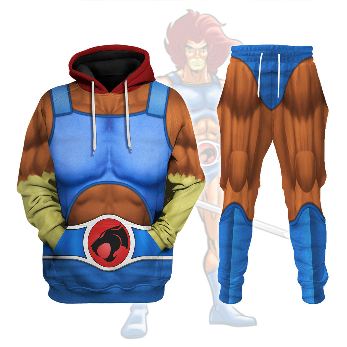 Lion-O Classic Figure Classic Costumes Hoodies Sweatshirt T-shirt Tracksuit - Stormmerch Exclusive