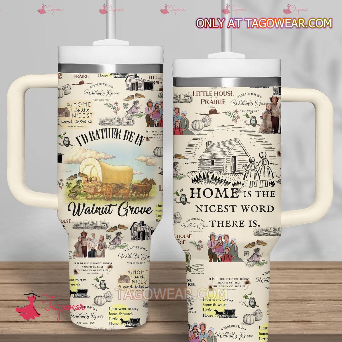 Little House on the Prairie TV Series Custom Stanley Cup 40 oz 30 oz Tumbler With Handle