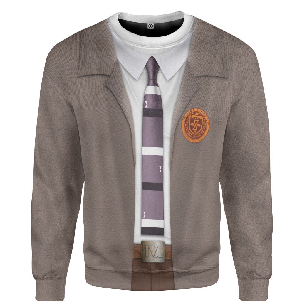 Loki TVA Variant Outfit Costume Hoodie Sweatshirt T-Shirt Sweatpants Tracksuit - Stormmerch Exclusive
