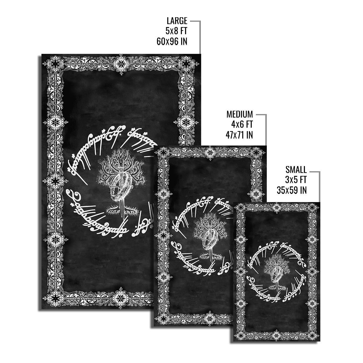 Lord Of The Rings Rug - Stormmerch Exclusive